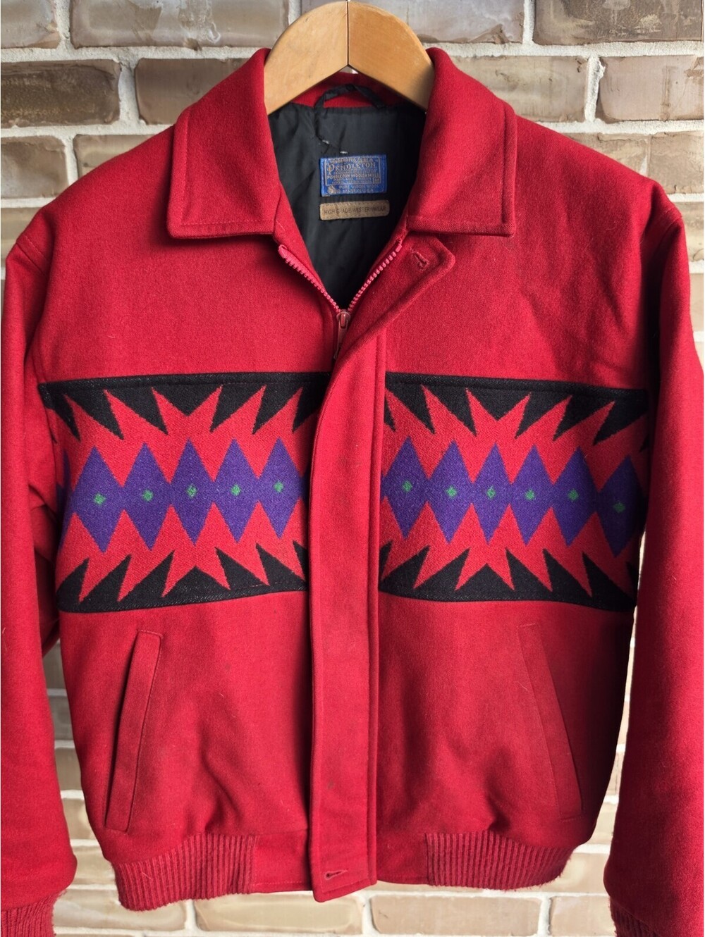 Vintage Pendleton High Grade Westernwear Wool Jacket Men's M USA Southwestern